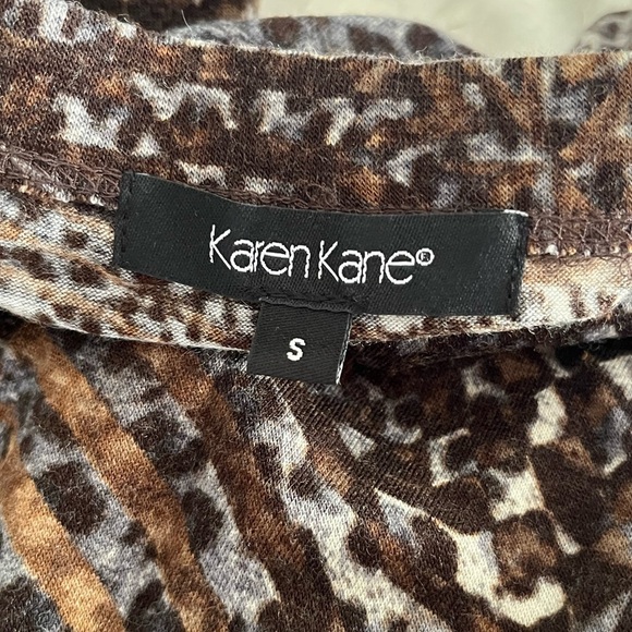 Karen Kane Vintiage Leopard and Multiple Animal Print Skirt - Picture 6 of 8